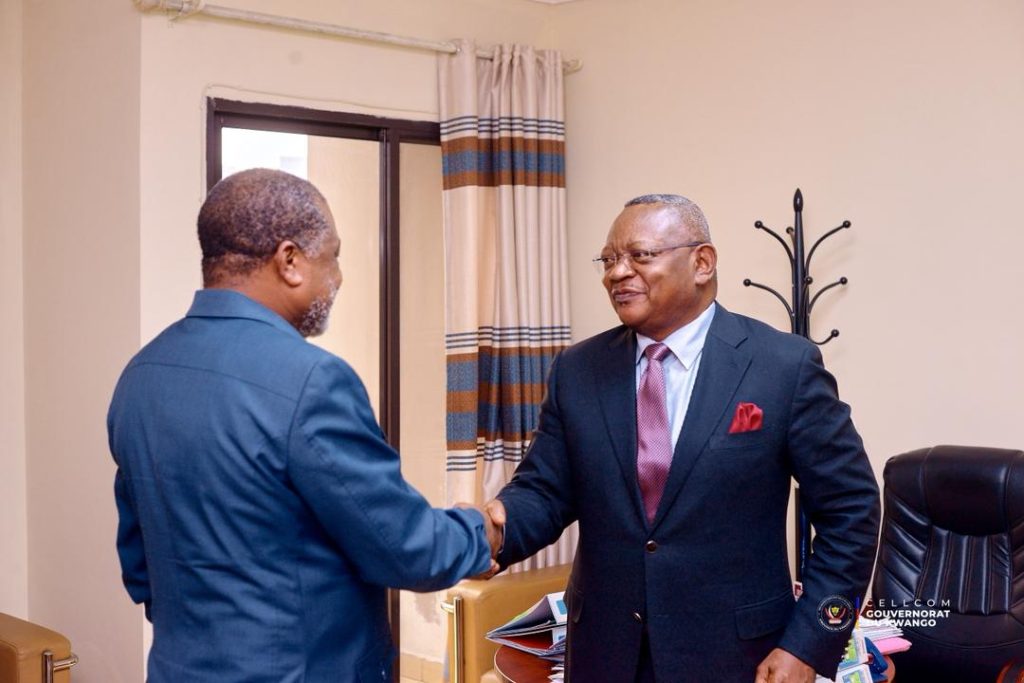 Le Gouverneur du Kwango en séance de travail au FONAREDD sur les perspectives d’appui à la province