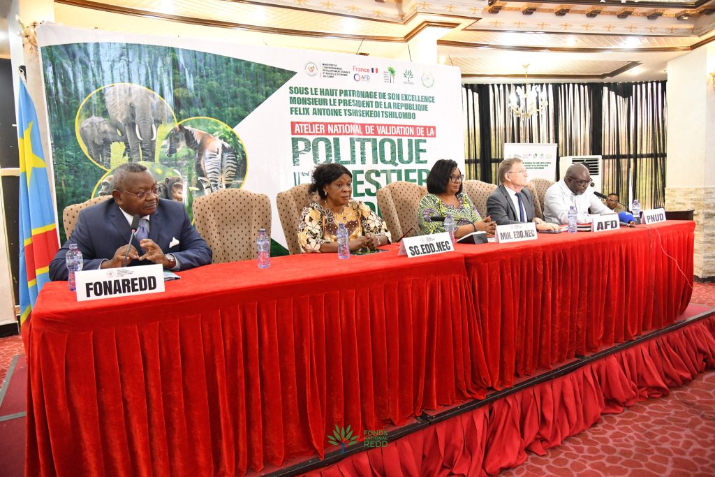Le FONAREDD accompagne l’adoption de la première politique forestière nationale de la RDC.